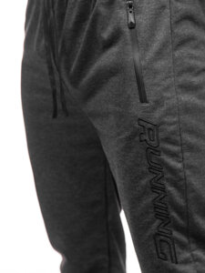 Bolf Herren Sporthose Joggers Schwarzgrau  JX6352