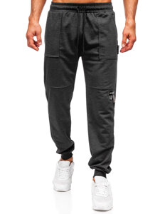 Bolf Herren Sporthose Joggers Schwarzgrau  JX6365