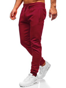 Bolf Herren Sporthose Joggers Weinrot  XW01-A