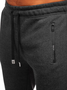 Bolf Herren Sporthose Schwarzgrau  JX6600