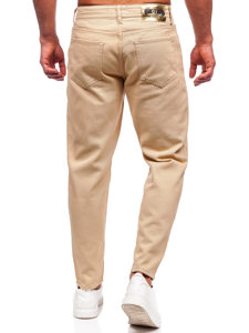 Bolf Herren Stoffhose Ecru  GT