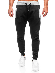 Bolf Herren Sweathose Sporthose Schwarz  AK13-1