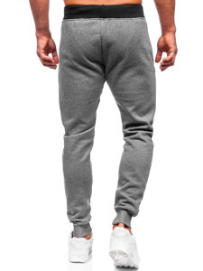 Bolf Herren Sweathose Sporthose Schwarzgrau  AK13-1