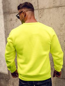 Bolf Herren Sweatshirt Gelb-Neon  2001A