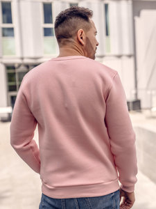 Bolf Herren Sweatshirt Hell Rosa  2001A