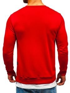 Bolf Herren Sweatshirt mit Motiv Rot  11115