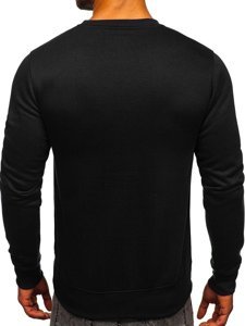 Bolf Herren Sweatshirt  ohne Kapuze Schwarz  2001