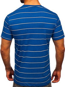 Bolf Herren T-Shirt Blau  14952