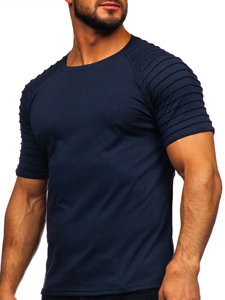 Bolf Herren T-Shirt Duneklblau 8T88