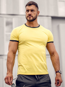 Bolf Herren T-Shirt Gelb  8T83A