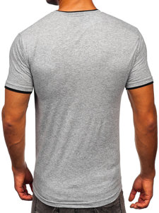 Bolf Herren T-Shirt Grau  14316