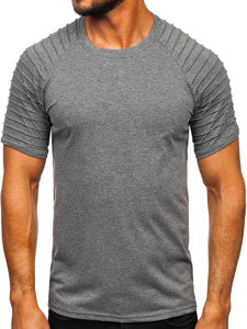 Bolf Herren T-Shirt Schwarzgrau  8T88