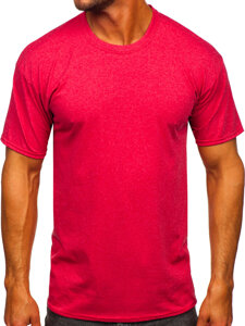 Bolf Herren T-Shirt Uni Rot  B10