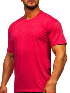 Bolf Herren T-Shirt Uni Rot  B10