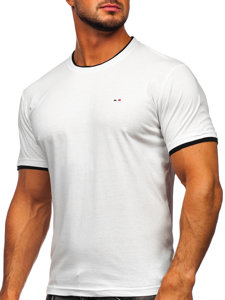 Bolf Herren T-Shirt Weiß  14316