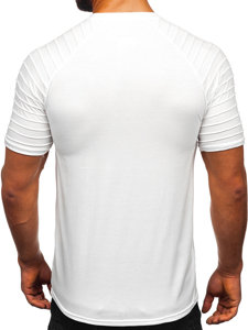 Bolf Herren T-Shirt Weiß  8T88