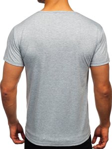 Bolf Herren T-Shirt mit Motiv Grau KS2633