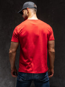 Bolf Herren T-Shirt mit Motiv Rot KS2652