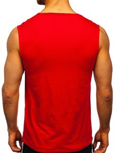 Bolf Herren T-Shirt mit Motiv Rot  SS11081