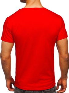 Bolf Herren T-Shirt mit Motiv Rot Y70015