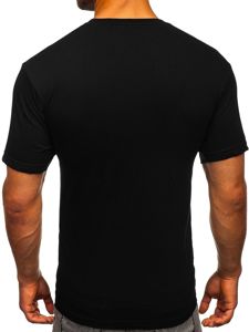 Bolf Herren T-Shirt mit Motiv Schwarz  142175