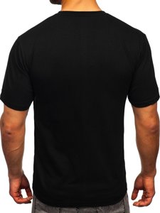 Bolf Herren T-Shirt mit Motiv Schwarz 2309-1