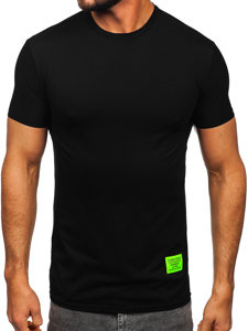 Bolf Herren T-Shirt mit Motiv Schwarz  MT3046