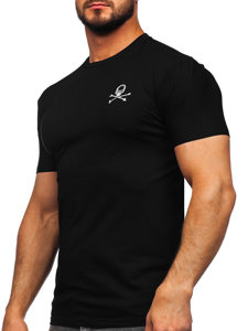 Bolf Herren T-Shirt mit Motiv Schwarz  MT3049