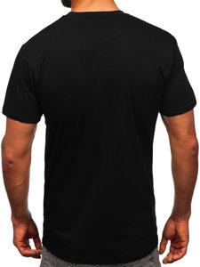 Bolf Herren T-Shirt mit Print Schwarz 14336