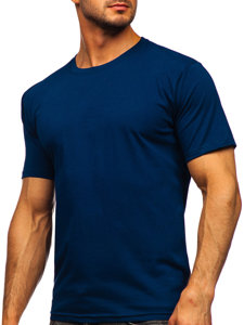 Bolf Herren T-Shirt ohne Motiv Indigo  192397