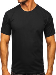 Bolf Herren T-Shirt ohne Motiv Schwarz  192397