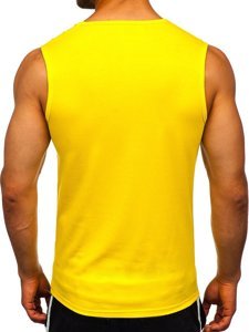 Bolf Herren Tank Top Gelb-Neon  99001