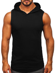 Bolf Herren Tank Top mit Motiv Schwarz  2537