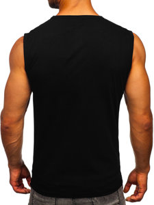 Bolf Herren Tank Top mit Motiv Schwarz14816