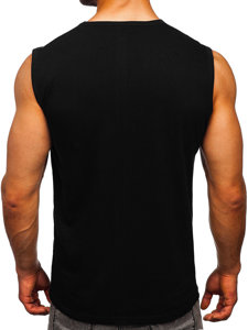 Bolf Herren Tank Top mit Motiv Schwarz14827