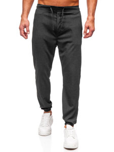 Bolf Herren Textilhose Joggers Anthrazit  0065