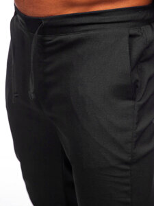 Bolf Herren Textilhose Joggers Schwarz  0065