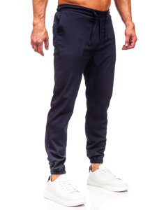 Bolf Herren Textilhose Joggers Tintenblau  0065