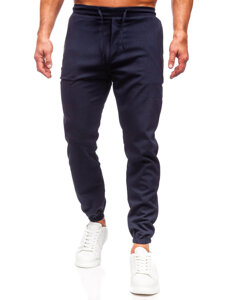 Bolf Herren Textilhose Joggers Tintenblau  0065