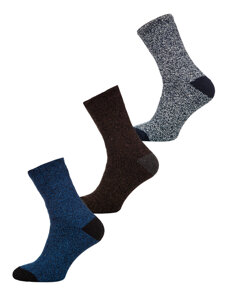 Bolf Herren Thermosocken für den Winter Mehrfarbig-1  A8990-1-3P 3PACK