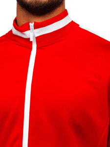 Bolf Herren Trainingsanzug Rot  8C99