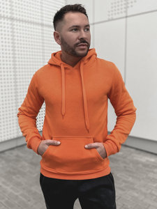 Bolf Herren Trainingsanzug Zweiteiler mit Kapuze Orange  D002