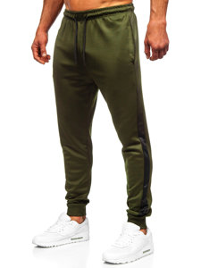 Bolf Herren Trainingsanzug mit Kapuze Khaki  27C8116