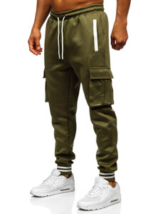 Bolf Herren Trainingsanzug mit Kapuze Khaki27C6506