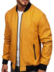 Bolf Herren Übergangsjacke Bomberjacke Camel  6115