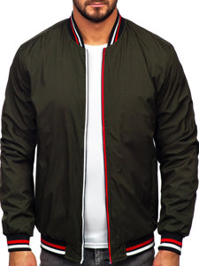 Bolf Herren Übergangsjacke Bomberjacke Khaki  84M3001