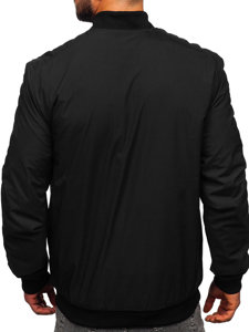 Bolf Herren Übergangsjacke Bomberjacke Schwarz  84M3007