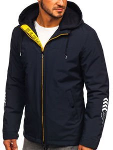 Bolf Herren Übergangsjacke Dunkelblau 5985