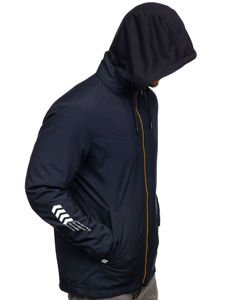 Bolf Herren Übergangsjacke Dunkelblau 5985