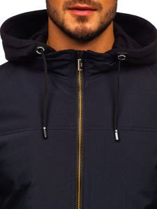 Bolf Herren Übergangsjacke Dunkelblau 5985